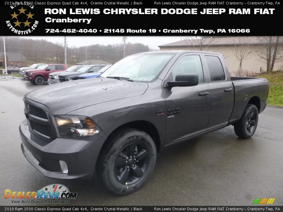 2019 Ram 1500 Classic Express Quad Cab 4x4 Granite Crystal Metallic / Black Photo #1