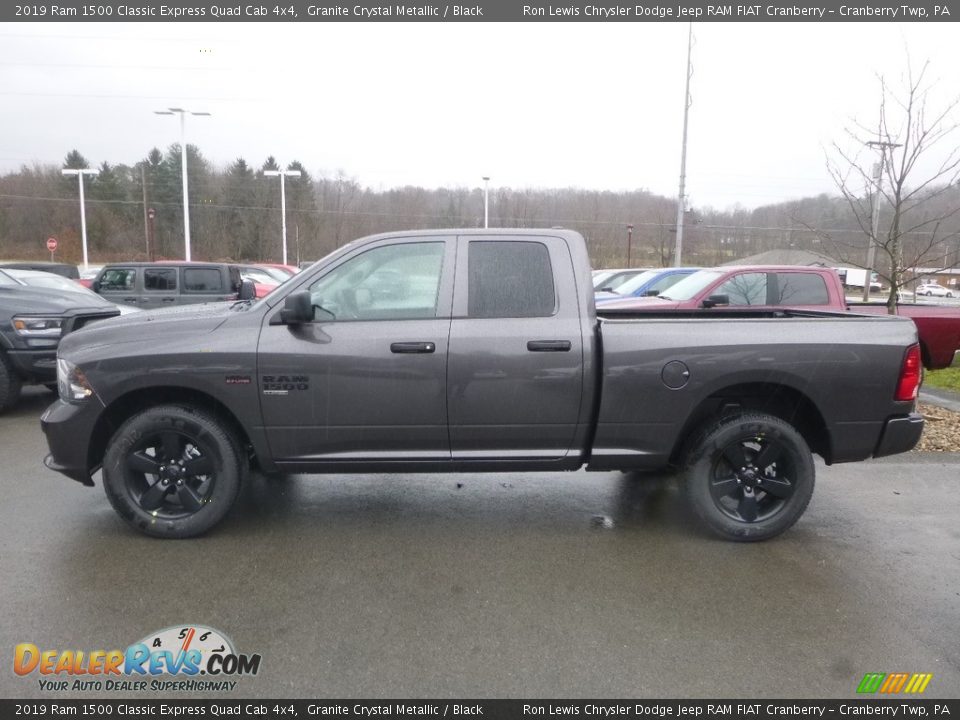 2019 Ram 1500 Classic Express Quad Cab 4x4 Granite Crystal Metallic / Black Photo #2