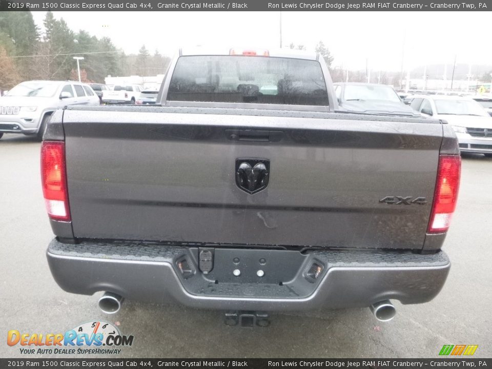2019 Ram 1500 Classic Express Quad Cab 4x4 Granite Crystal Metallic / Black Photo #4