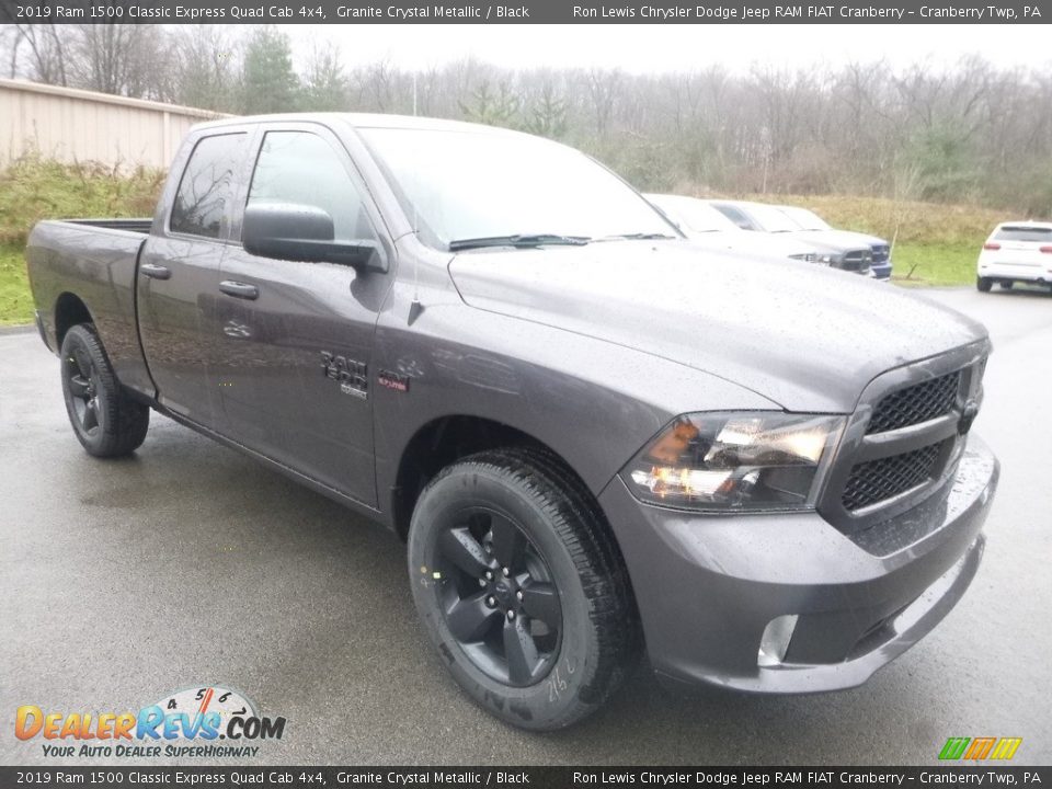 2019 Ram 1500 Classic Express Quad Cab 4x4 Granite Crystal Metallic / Black Photo #7