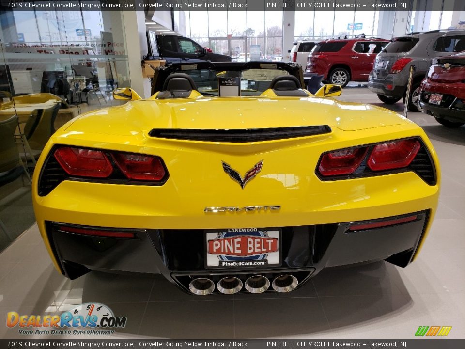 2019 Chevrolet Corvette Stingray Convertible Corvette Racing Yellow Tintcoat / Black Photo #5