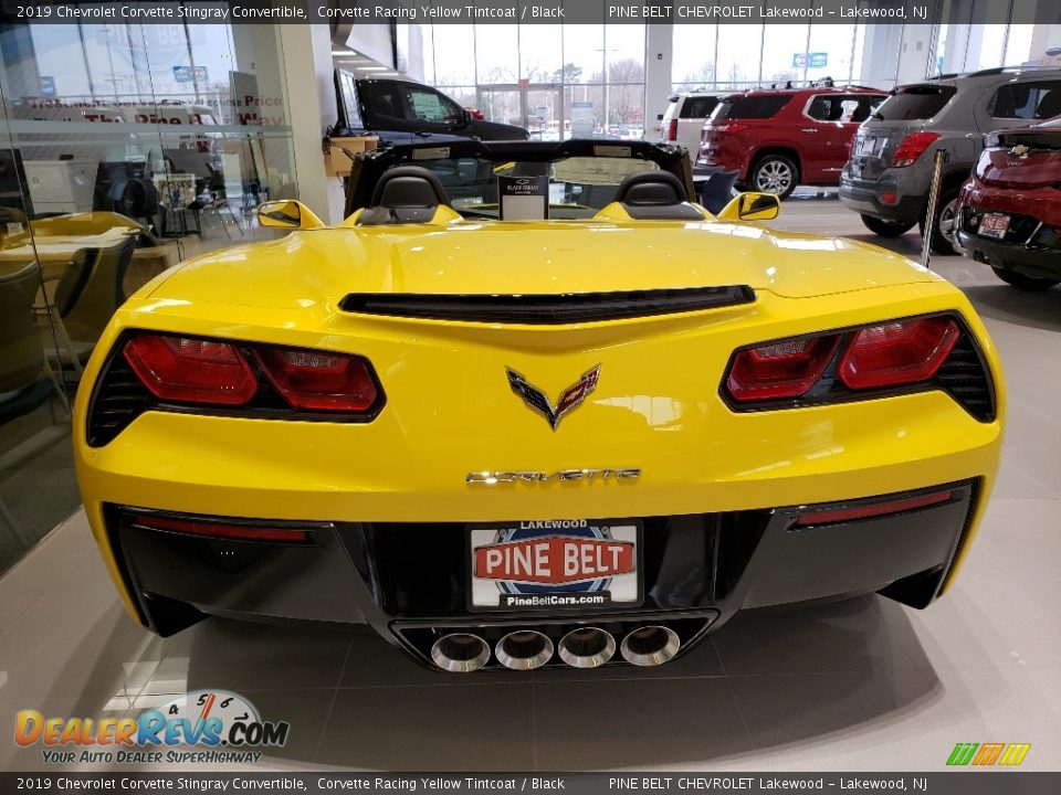 2019 Chevrolet Corvette Stingray Convertible Corvette Racing Yellow Tintcoat / Black Photo #5