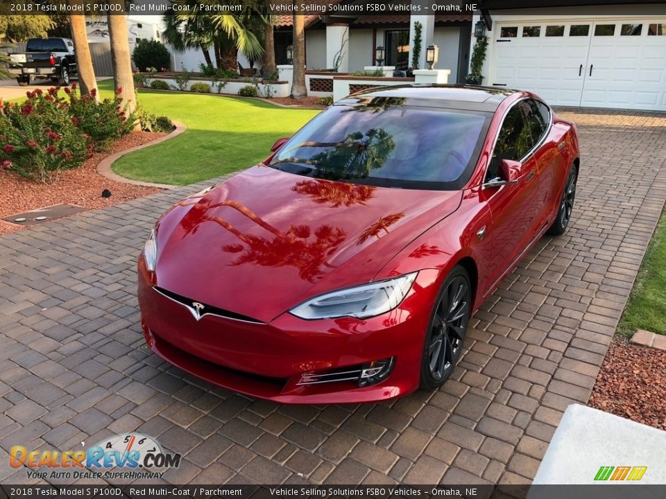 Front 3/4 View of 2018 Tesla Model S P100D Photo #1