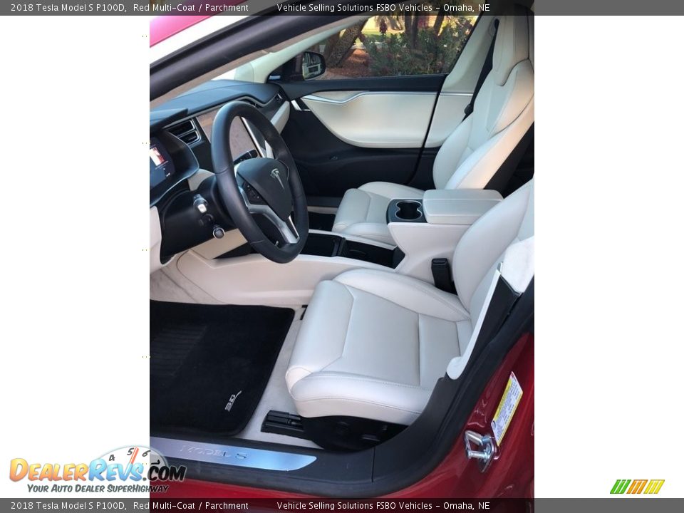 Front Seat of 2018 Tesla Model S P100D Photo #6