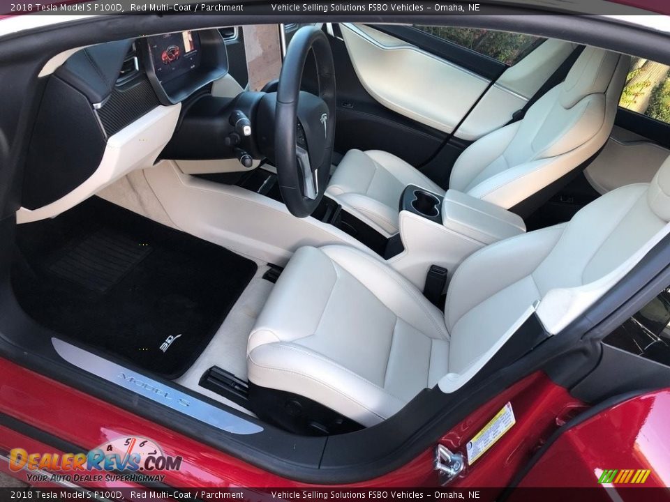 Parchment Interior - 2018 Tesla Model S P100D Photo #7