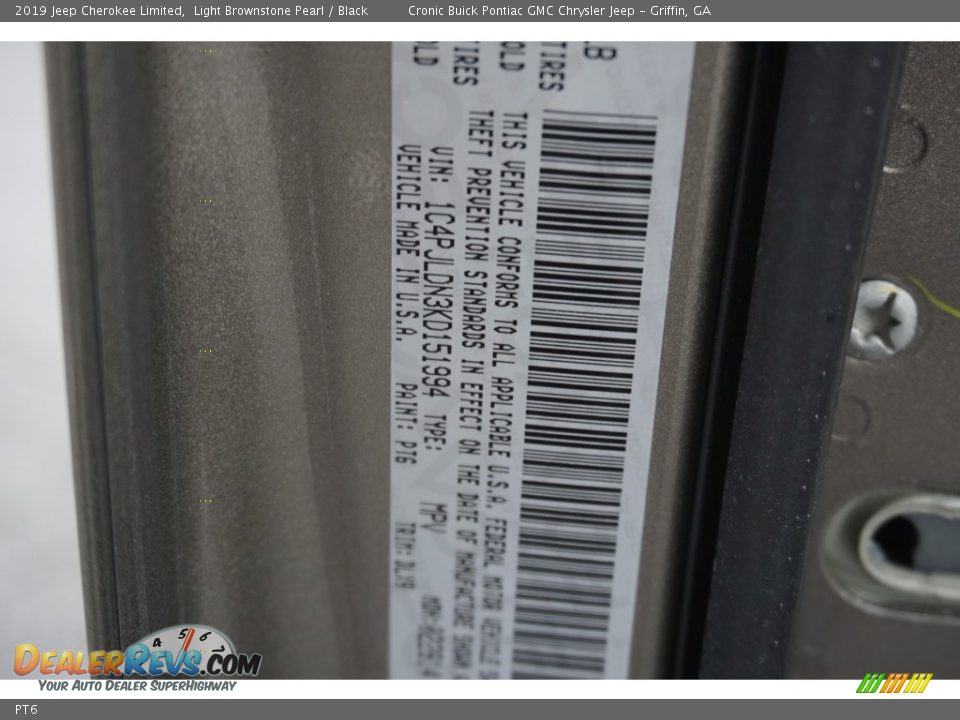 Jeep Color Code PT6 Light Brownstone Pearl