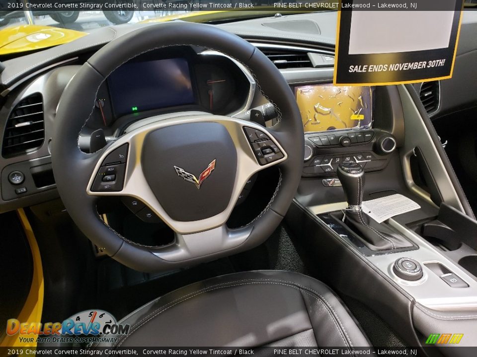 2019 Chevrolet Corvette Stingray Convertible Corvette Racing Yellow Tintcoat / Black Photo #11