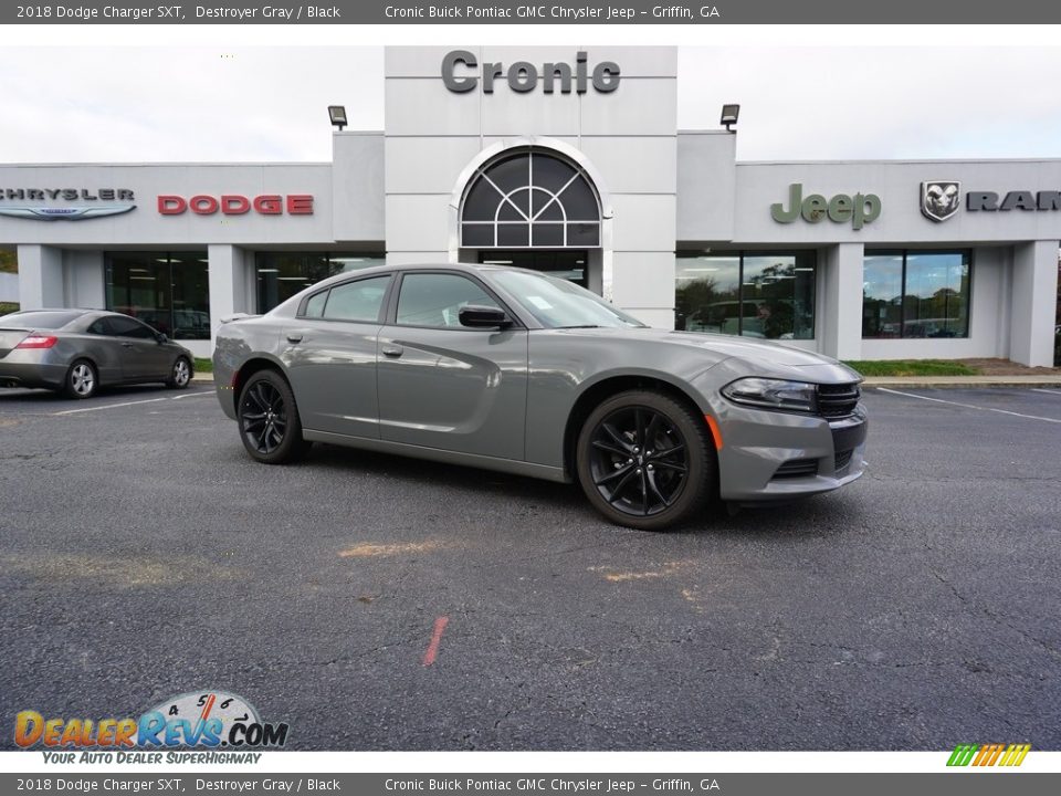 2018 Dodge Charger SXT Destroyer Gray / Black Photo #1