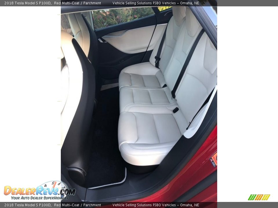 Rear Seat of 2018 Tesla Model S P100D Photo #10
