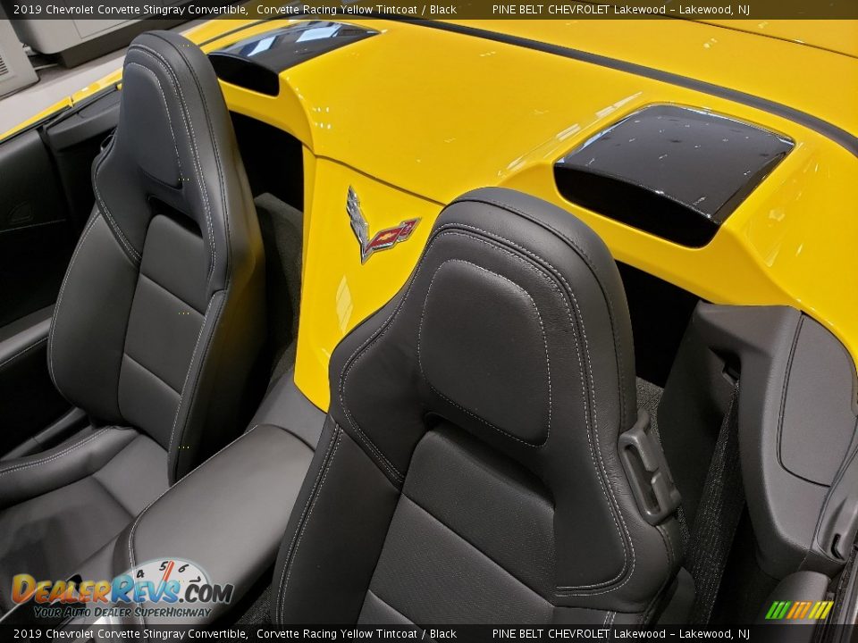 2019 Chevrolet Corvette Stingray Convertible Corvette Racing Yellow Tintcoat / Black Photo #12