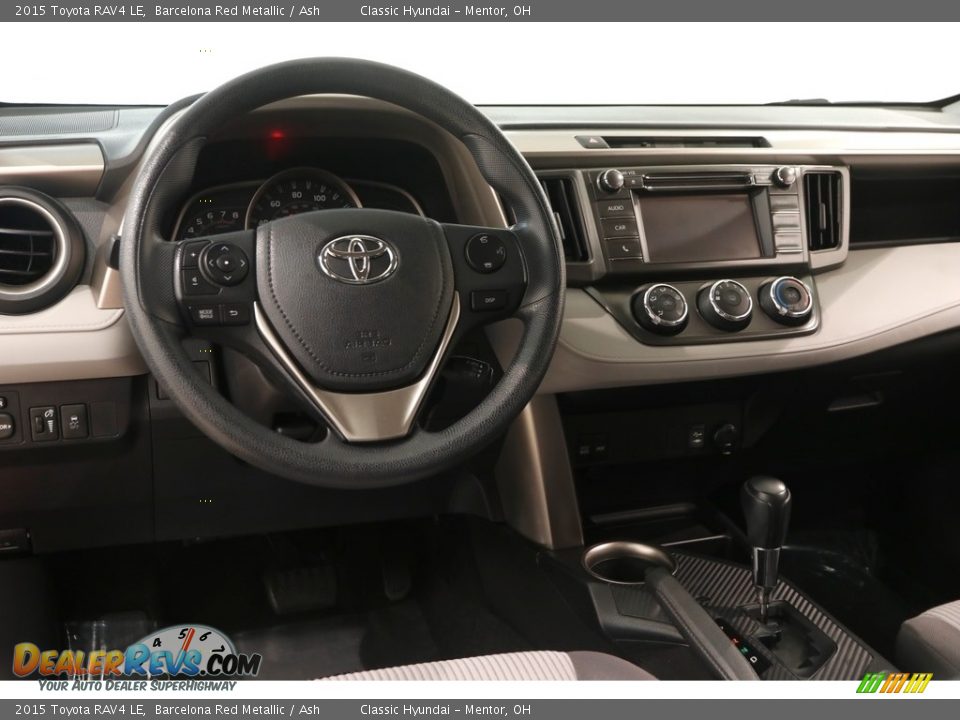2015 Toyota RAV4 LE Barcelona Red Metallic / Ash Photo #6