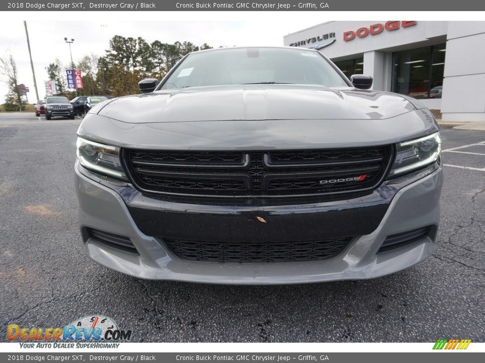 2018 Dodge Charger SXT Destroyer Gray / Black Photo #2