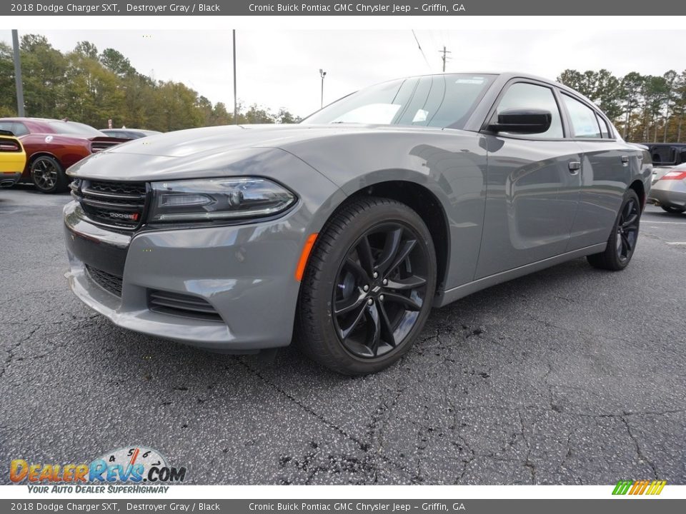 2018 Dodge Charger SXT Destroyer Gray / Black Photo #3
