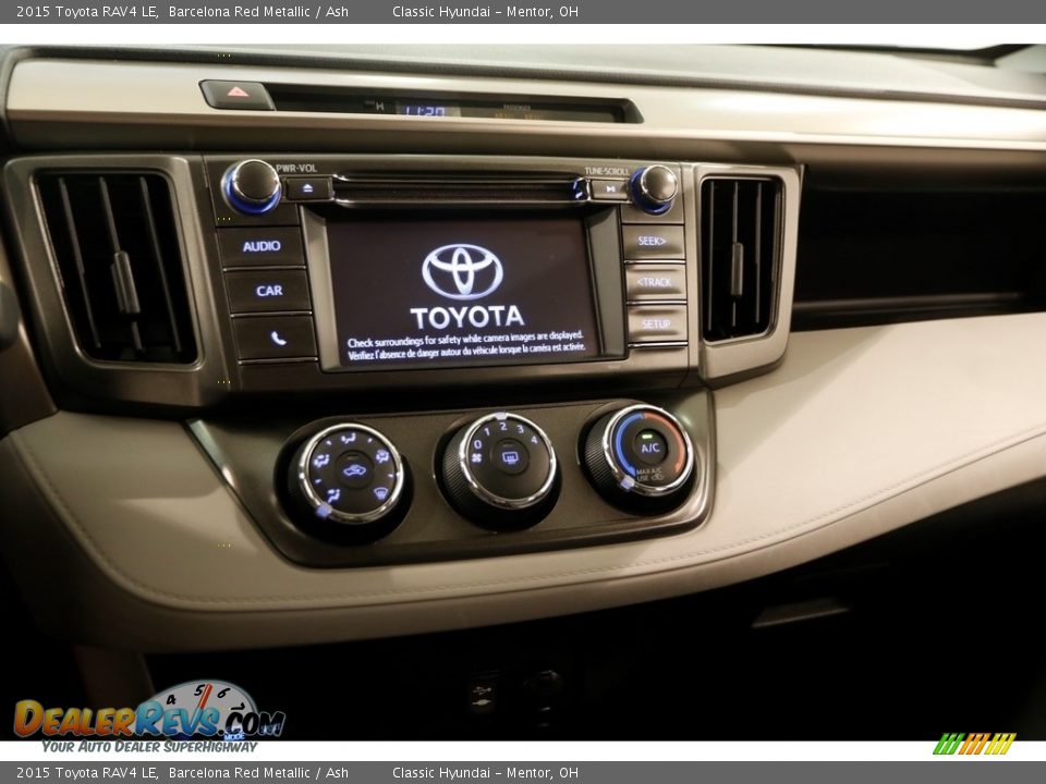 2015 Toyota RAV4 LE Barcelona Red Metallic / Ash Photo #9