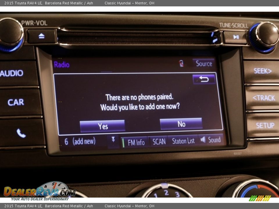 2015 Toyota RAV4 LE Barcelona Red Metallic / Ash Photo #11