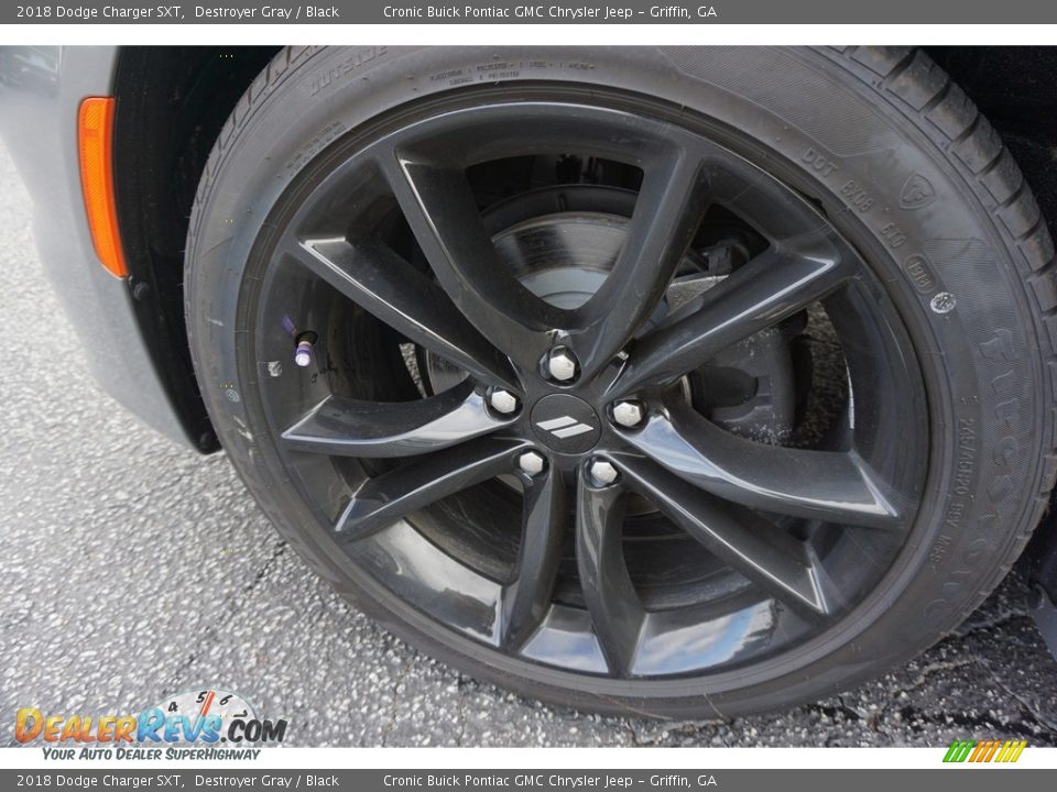 2018 Dodge Charger SXT Destroyer Gray / Black Photo #8