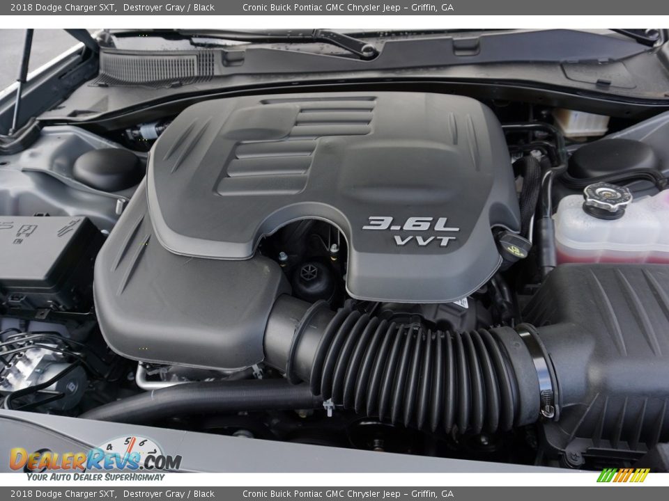 2018 Dodge Charger SXT Destroyer Gray / Black Photo #9