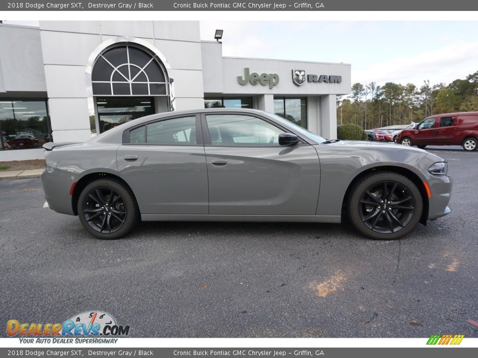 2018 Dodge Charger SXT Destroyer Gray / Black Photo #10