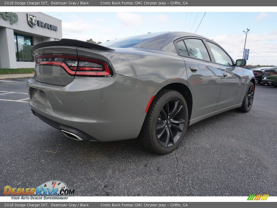 2018 Dodge Charger SXT Destroyer Gray / Black Photo #11