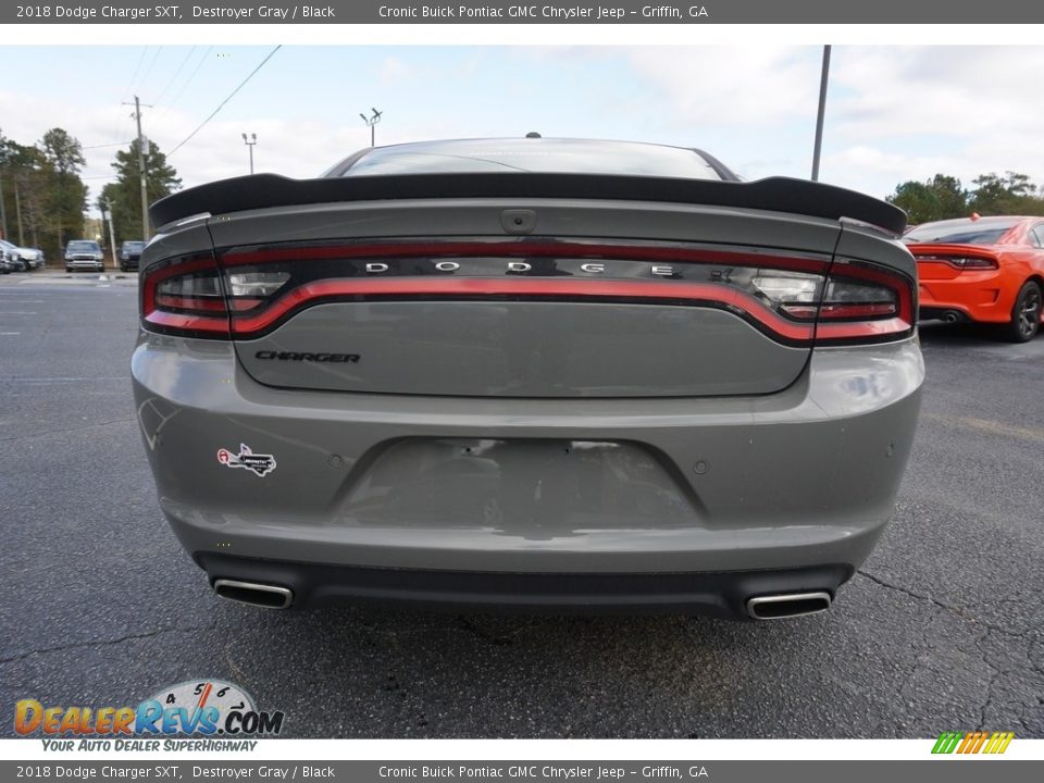 2018 Dodge Charger SXT Destroyer Gray / Black Photo #12