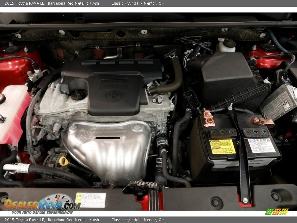 2015 Toyota RAV4 LE Barcelona Red Metallic / Ash Photo #18