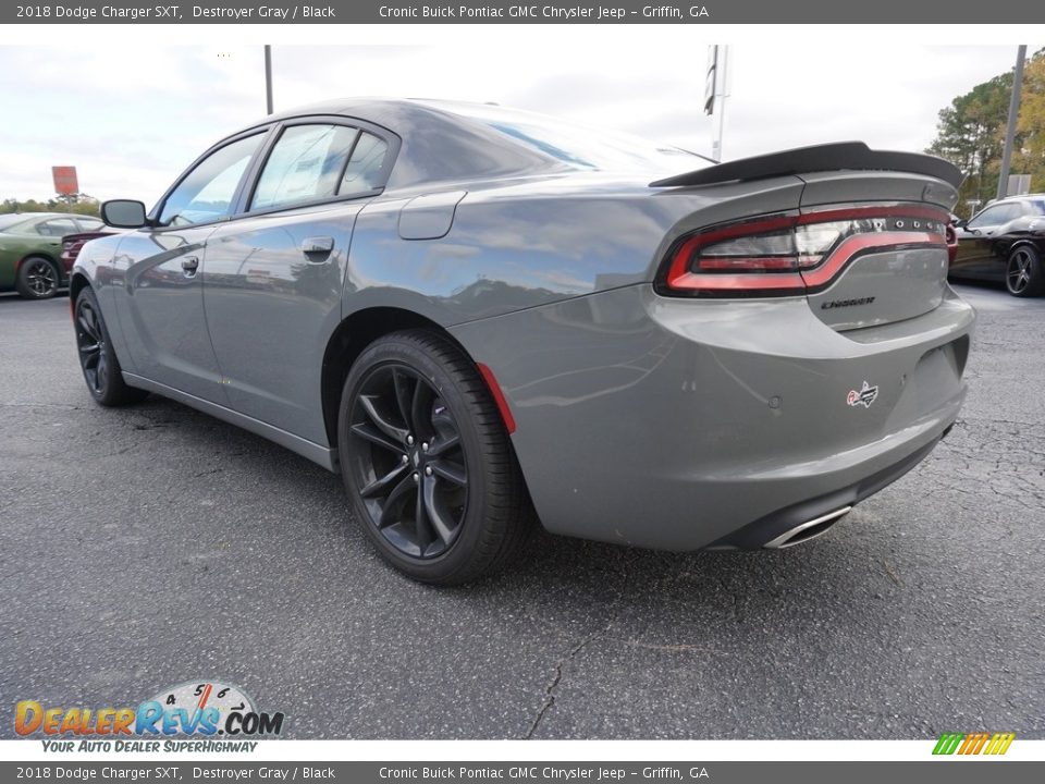 2018 Dodge Charger SXT Destroyer Gray / Black Photo #13
