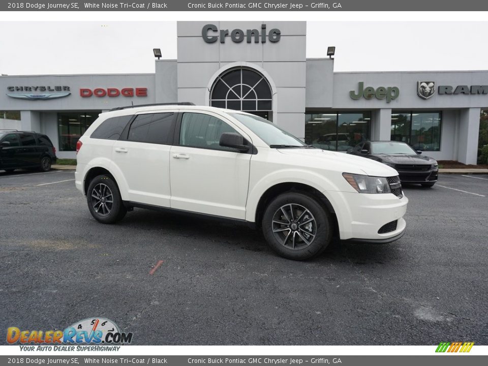 2018 Dodge Journey SE White Noise Tri-Coat / Black Photo #1