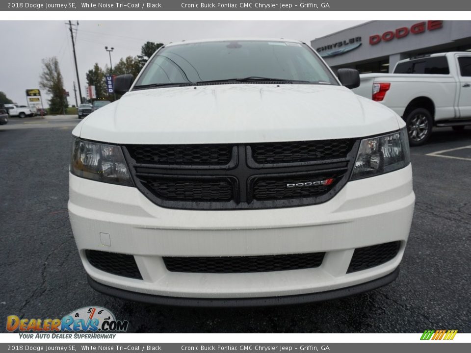 2018 Dodge Journey SE White Noise Tri-Coat / Black Photo #2