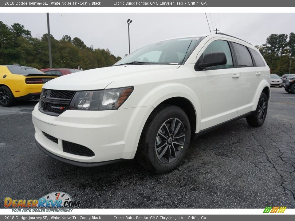 2018 Dodge Journey SE White Noise Tri-Coat / Black Photo #3