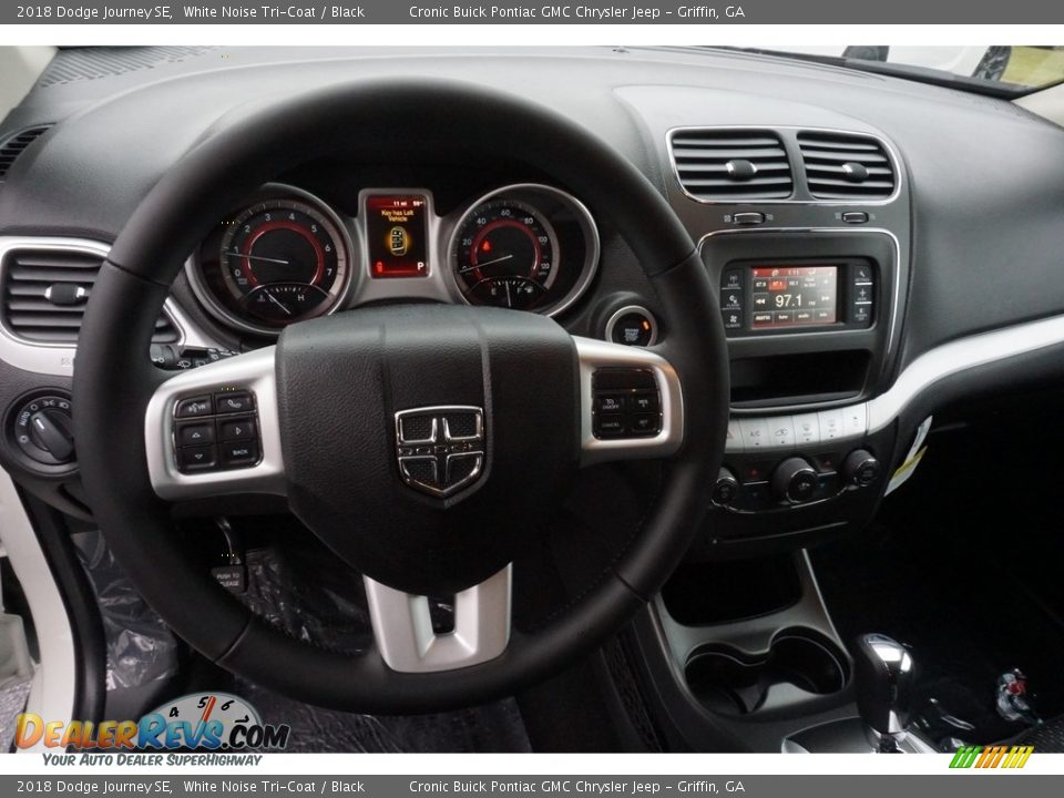 2018 Dodge Journey SE White Noise Tri-Coat / Black Photo #5