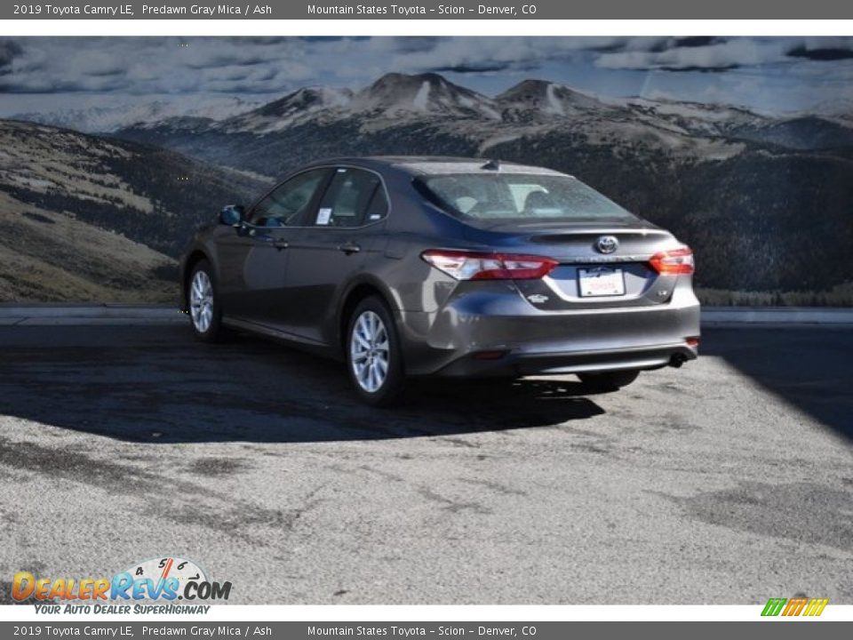 2019 Toyota Camry LE Predawn Gray Mica / Ash Photo #3