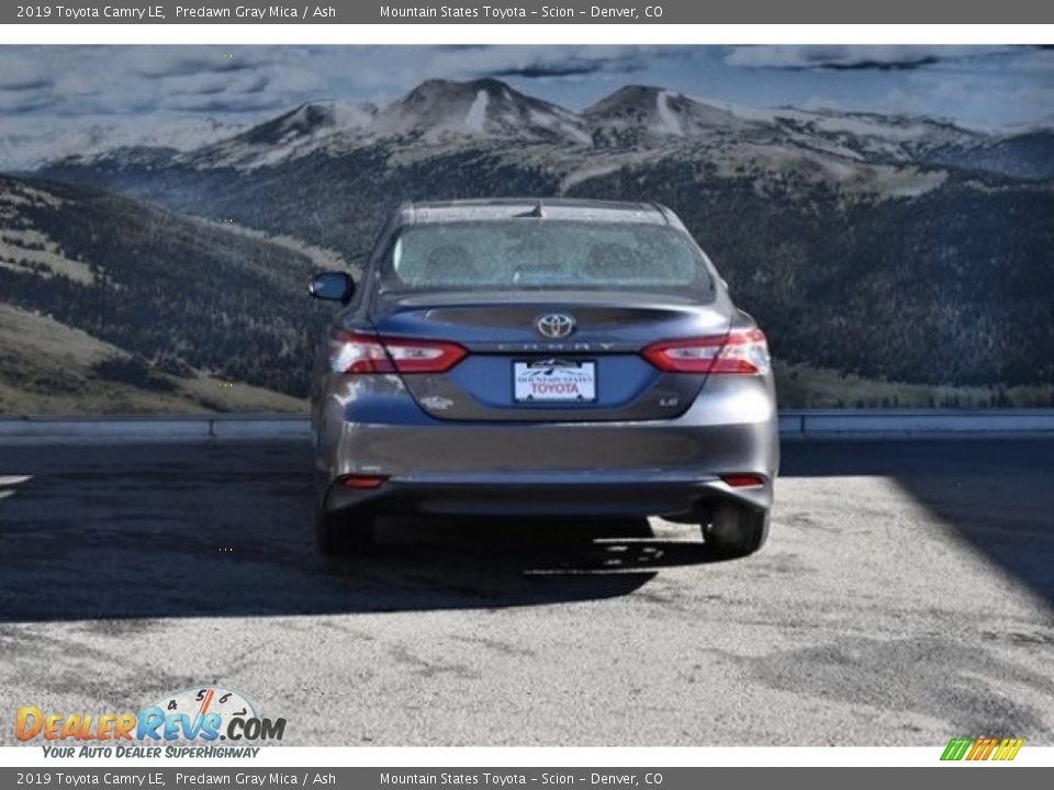 2019 Toyota Camry LE Predawn Gray Mica / Ash Photo #4