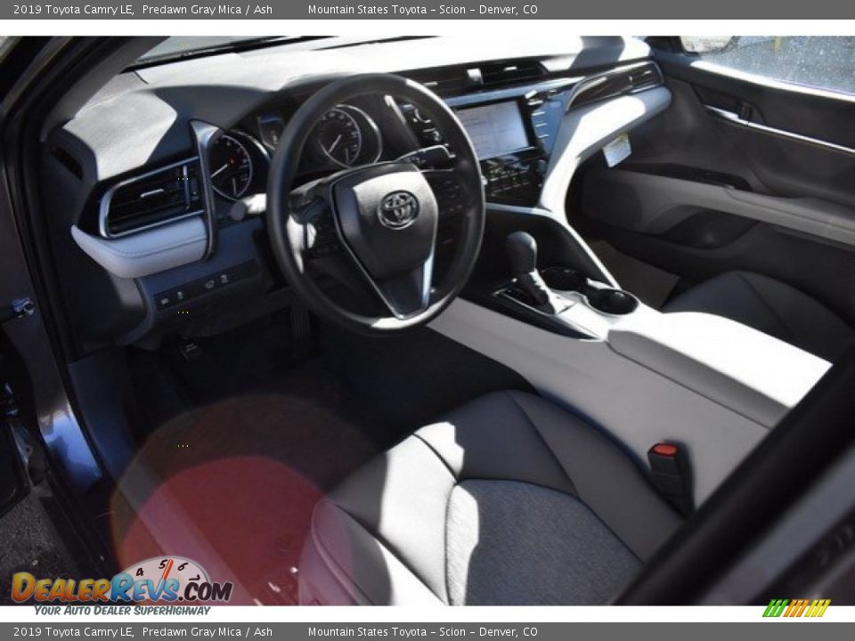 2019 Toyota Camry LE Predawn Gray Mica / Ash Photo #5