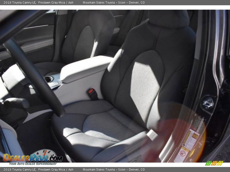 2019 Toyota Camry LE Predawn Gray Mica / Ash Photo #7