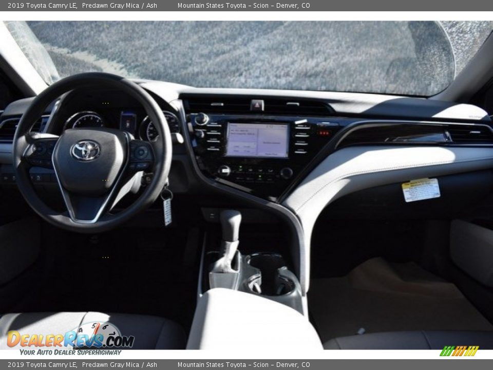 2019 Toyota Camry LE Predawn Gray Mica / Ash Photo #8