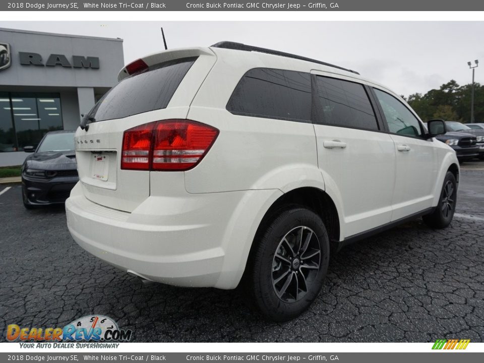 2018 Dodge Journey SE White Noise Tri-Coat / Black Photo #11