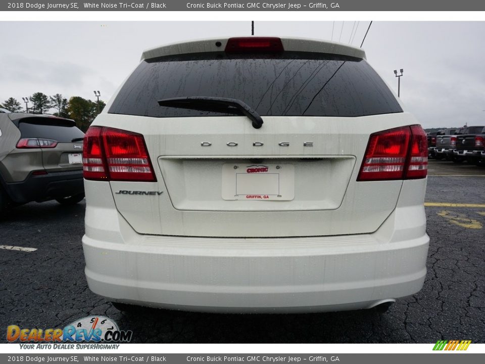 2018 Dodge Journey SE White Noise Tri-Coat / Black Photo #12