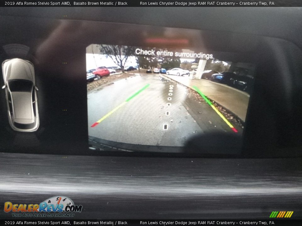 2019 Alfa Romeo Stelvio Sport AWD Basalto Brown Metallic / Black Photo #24