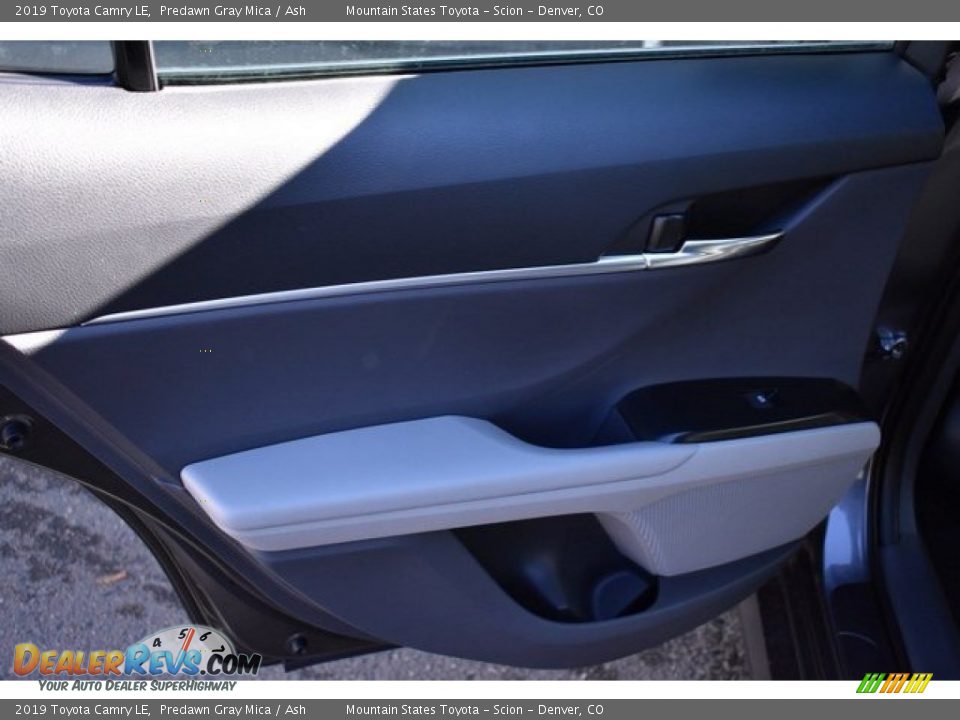 2019 Toyota Camry LE Predawn Gray Mica / Ash Photo #21