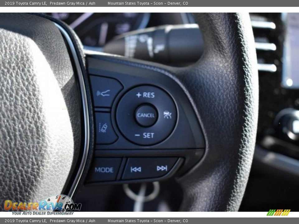 2019 Toyota Camry LE Predawn Gray Mica / Ash Photo #27