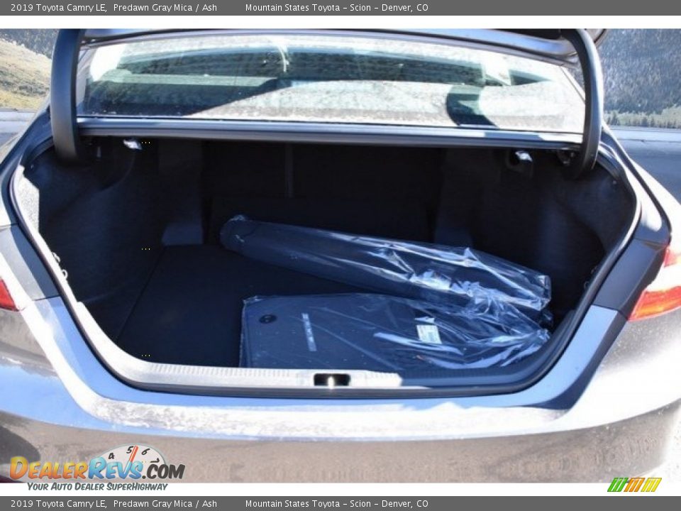 2019 Toyota Camry LE Predawn Gray Mica / Ash Photo #30