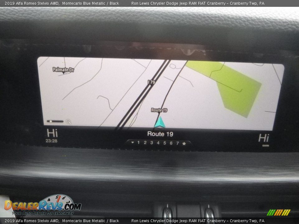 2019 Alfa Romeo Stelvio AWD Montecarlo Blue Metallic / Black Photo #22