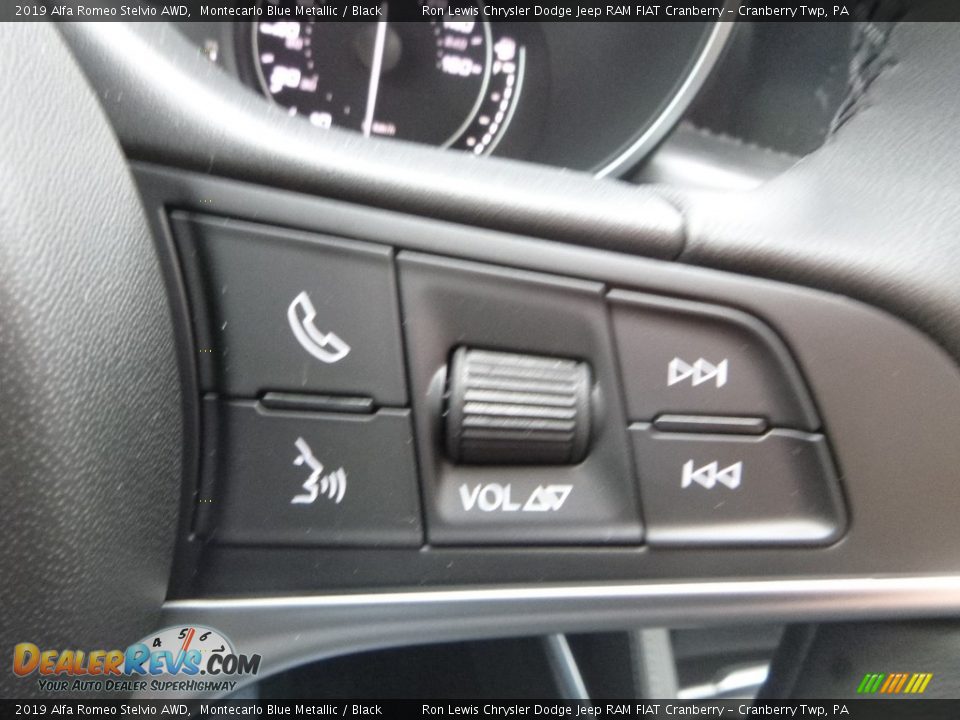 2019 Alfa Romeo Stelvio AWD Montecarlo Blue Metallic / Black Photo #25