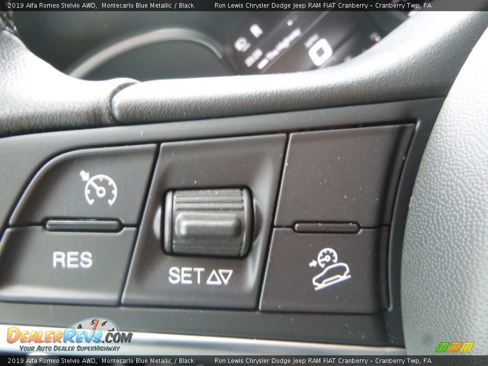 2019 Alfa Romeo Stelvio AWD Montecarlo Blue Metallic / Black Photo #26