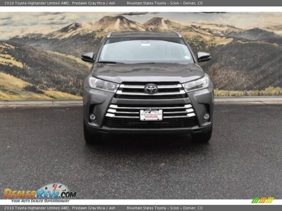 2019 Toyota Highlander Limited AWD Predawn Gray Mica / Ash Photo #2