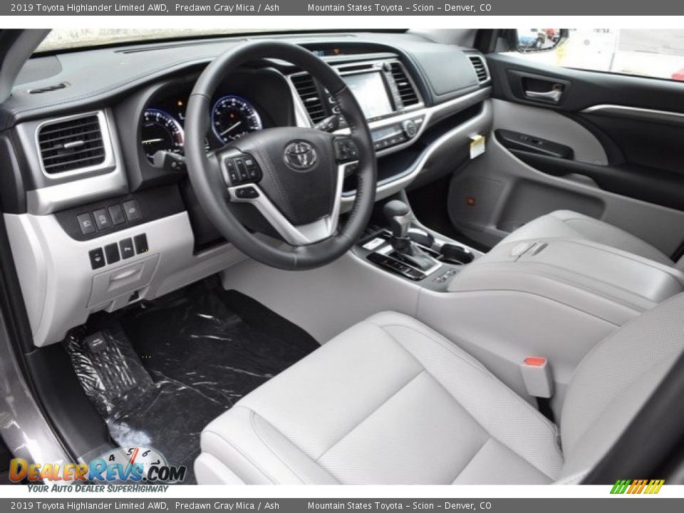 2019 Toyota Highlander Limited AWD Predawn Gray Mica / Ash Photo #5