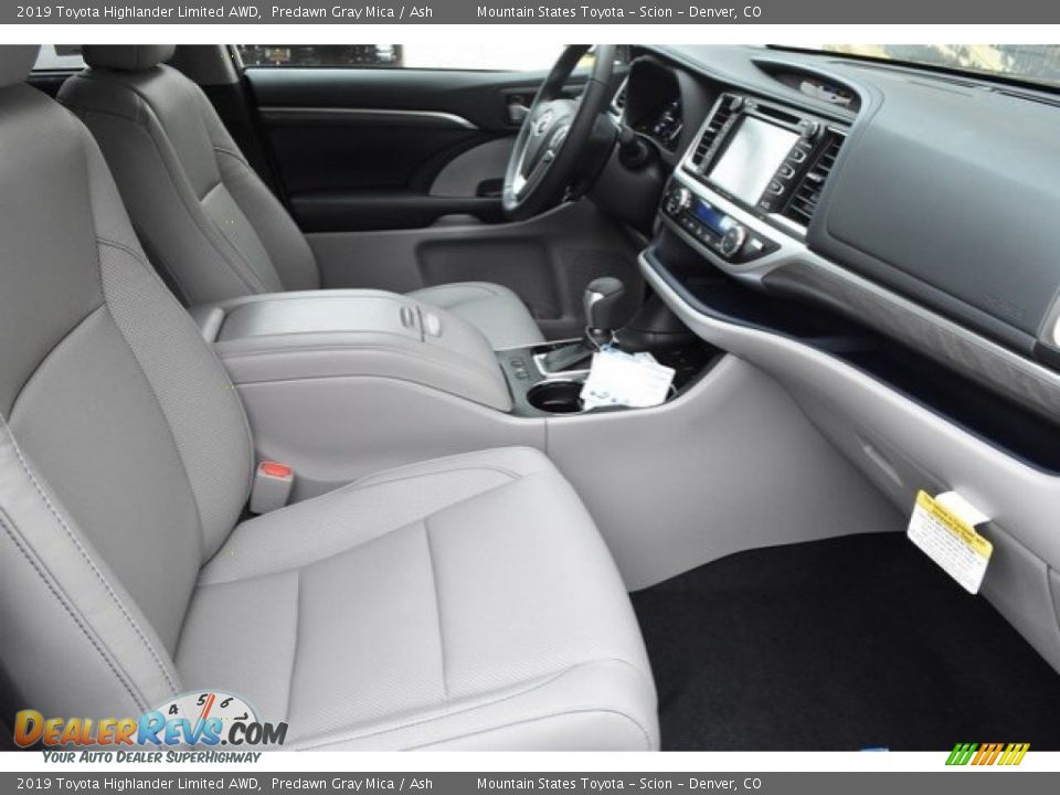 2019 Toyota Highlander Limited AWD Predawn Gray Mica / Ash Photo #12