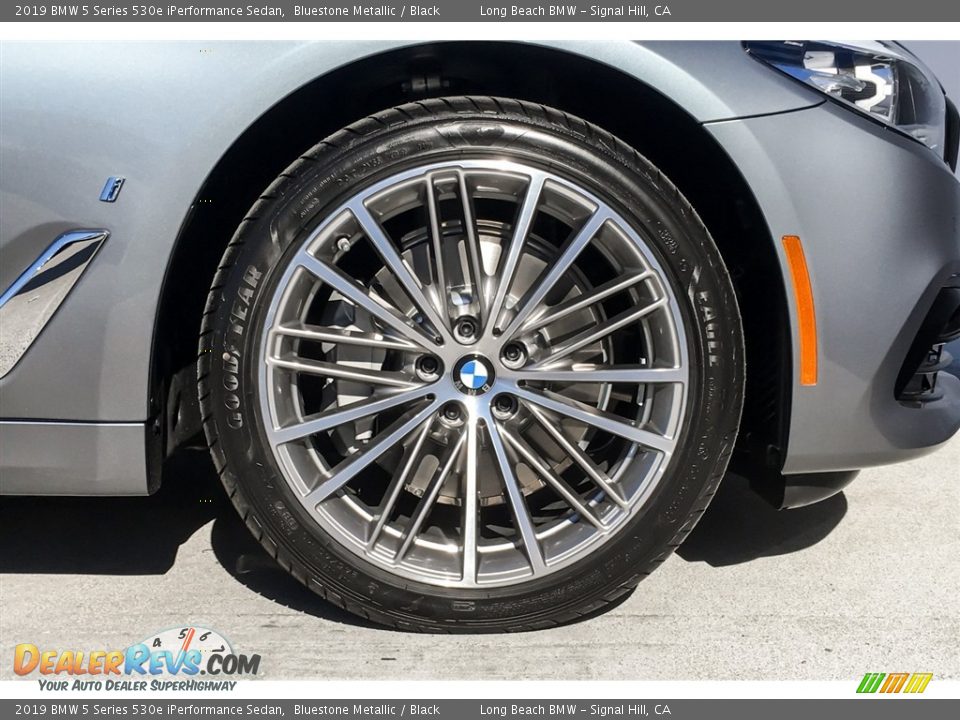 2019 BMW 5 Series 530e iPerformance Sedan Bluestone Metallic / Black Photo #9