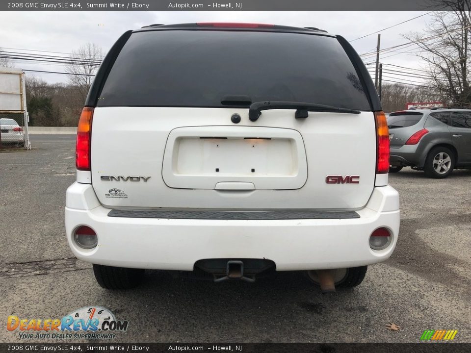 2008 GMC Envoy SLE 4x4 Summit White / Ebony Photo #4