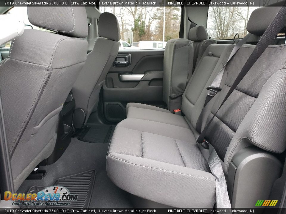 Rear Seat of 2019 Chevrolet Silverado 3500HD LT Crew Cab 4x4 Photo #6